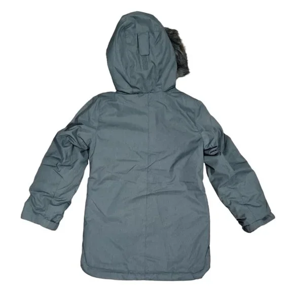 Columbia Youth Infant Grey Jacket Suttle Mountain Long Sleeves Sz XS